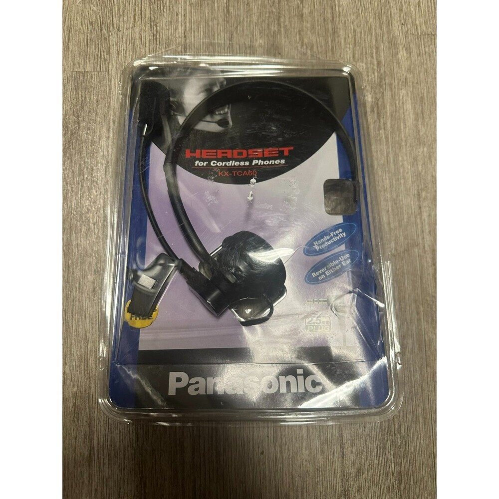 Panasonic KX-TCA60 Black Headband Headset 2.5mm Plug